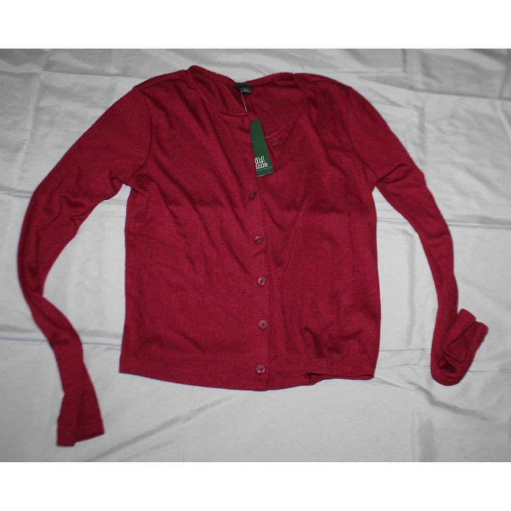 Womens Lightweight Cardigan - Wild Fable - Burgundy size S